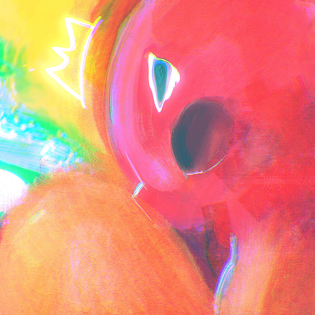 &quot;Manifestation&quot; Digital painting, 12&quot; x 12&quot;, 2024