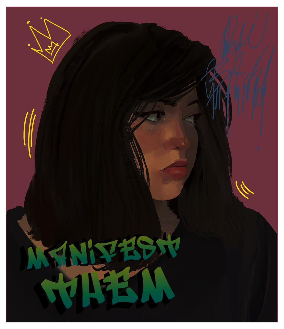 DO NOT MANIFEST | Digital painting. 2024