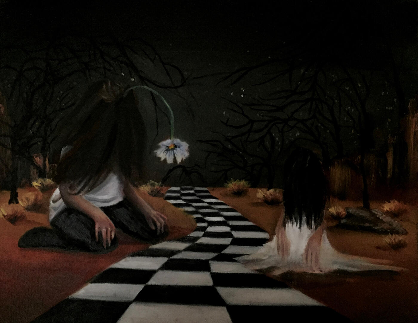 God | Oil on canvas panel. 16x20&quot; 2019